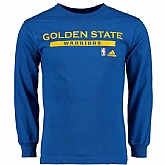 Golden State Warriors Cut and Paste Long Sleeve WEM T-Shirt - Royal Blue,baseball caps,new era cap wholesale,wholesale hats